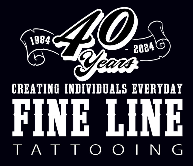 fineline.ink Logo - 40 Jahre